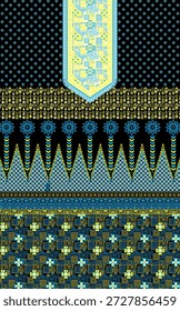 Digitale Kurti Frontteil Illustrator Vektor Design
