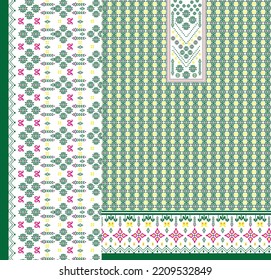 parte delantera de kurti digital y diseño vectorial de seleev ilustrador
