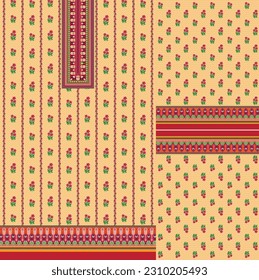parte delantera de kurti digital y diseño vectorial de seleev ilustrador