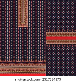 Digitalkurti-Vorderteil und selektiver Vektordesign