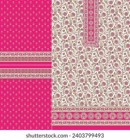 parte delantera de kurti digital y diseño vectorial de seleev ilustrador