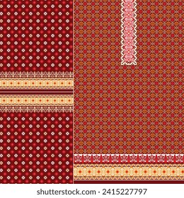 parte delantera de kurti digital y diseño vectorial de seleev ilustrador