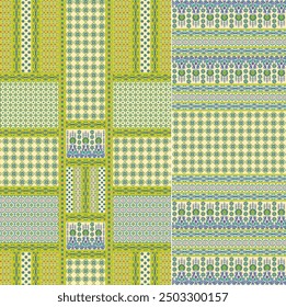 Digital  Kurti  Front Part and Seleev Illustrator Vector Design