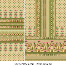 Digitales Kurti Frontteil und Seleev Illustrator Vektor Design