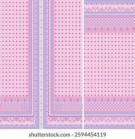 Digital Kurti Front Part and Seleev Illustr