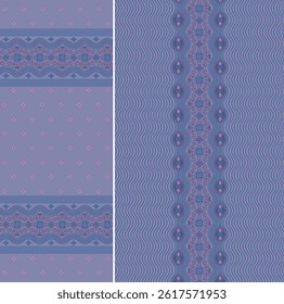 Digital  Kurti  Front Part and Seleev Illustrator Vector Design