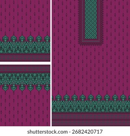 Digitales Kurti Frontteil und Seleev Illustrator Vektor Design