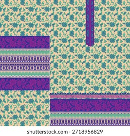 Digitales Kurti Frontteil und Seleev Illustrator Vektor Design