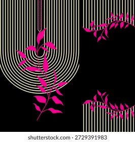 Parte frontal digital de Kurti y diseño de Vector de Seleev Illustrator