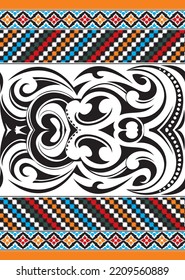 digital kurti Orna illustrator vector design