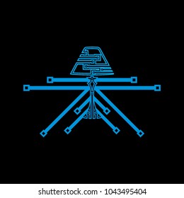 digital lamp light logo