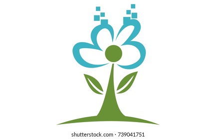 Digital Landscape Design Logo