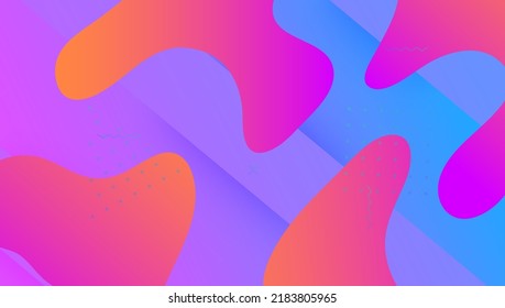 Digital Layout. Minimal Journal. Futuristic Banner. Purple Hipster Shape. Wave Geometric Poster. Trendy Frame. Wavy Landing Page. Colorful Wallpaper. Violet Digital Layout