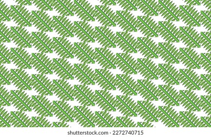 Digital Leafy Branches: Seamless Green Patterns for Digital and Offset Printing