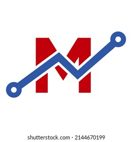 Digital Letter M Technology Icon Logo Stock Vector (Royalty Free ...