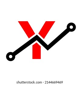 Digital Letter Y Technology Icon Logo Design. Business, Investment, Financial Logo on Letter Y Template