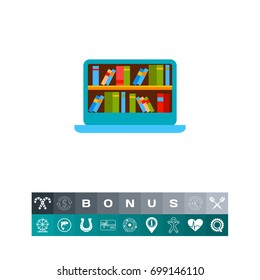 Digital library icon