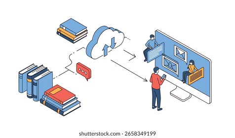 Digital library integration for enhanced knowledge access and collaborative learning experiences