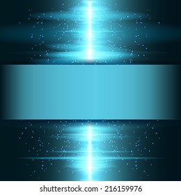 Digital light Equalizer background for text. Vector illustration