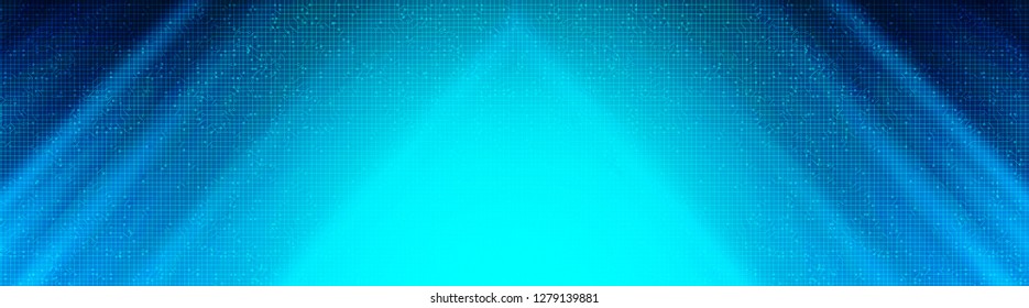 Digital Light on Circuit board Technology Background,Hi-tech and Speed Concept design,Free Space For text in put,Vector illustration.