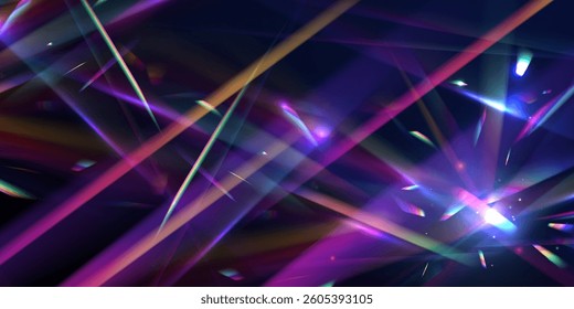 Digital Light Veil: A Captivating Abstract Play of Purple, Pink, and Cyan Beams Merging into a Futuristic Haze of Motion, Transparency, and Technological Elegance.