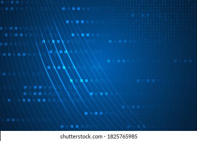 digital lines with binary code technology abstract background.