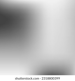 Digital Liquid Metallic Minimal Gradient Backdrop. Vector Black Empty Watercolor Gradient Mesh. White Dark Monochrome Aluminium Blurry Background. Grey Trendy Silver Smooth Blurred Texture.