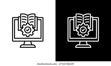 Alfabetização Digital Com Design De Conjunto De Ícones
