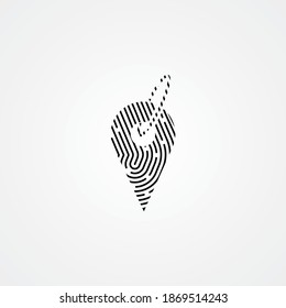Digital Location Pin Point Vector Illustration 