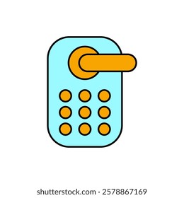 digital lock icons  symbol vector elements for infographic web