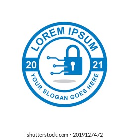 digital lock logo , technology logo 