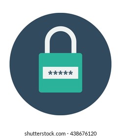 Digital Lock Vector Icon