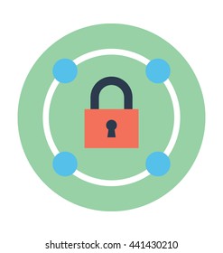 Digital Lock Vector Icon