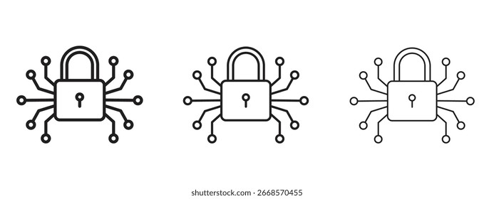 Ícone Digital bloqueado para projetos de design gráfico