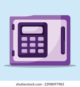 Digital locker icon. Subtable to place on hotel, interior, etc.