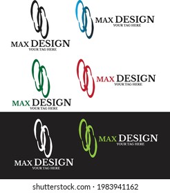 Logo digital y tipo colorido