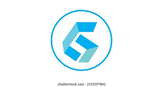 a digital logo design in the shape of the letter g, with a modern, luxurious and elegant color combination