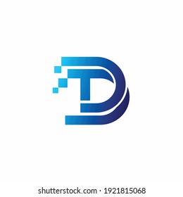 Diseño de logotipo digital, diseño de logotipo de tecnología