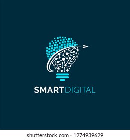 Digital logo design template. creative sign. Universal vector icon. - Vector