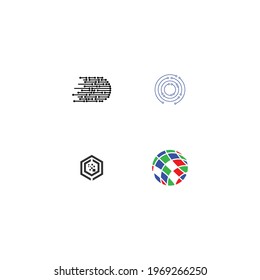 digital logo for educational learning and technology business companies
