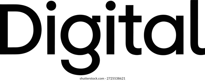 ÍCONE DE LOGOTIPO DIGITAL DESIGN EM PRETO