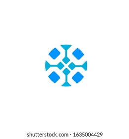 digital logo modern sign template