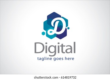 Digital Logo Template Design