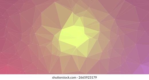 Fio digital de baixo poli de trem de alta velocidade futurista. Logística futura, tecnologia moderna, conceito de transporte. Abstrato 3d azul e roxo ilustração com pontos conectados.