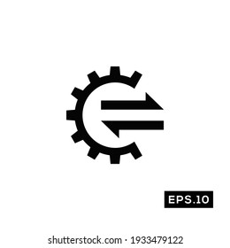Digital Machine Icon. Digital Machine Icon or logo isolated sign symbol vector illustration