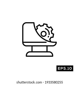 Digital Machine line Icon. Digital Machine Icon or logo isolated sign symbol vector illustration