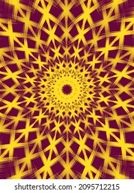 digital Mandala art, printable at A4 size. 
