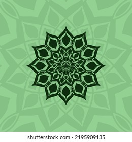 Digital Mandala - Vector Art - Floral Mandala Art