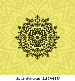 Digital Mandala - Vector Art - Floral Mandala Art