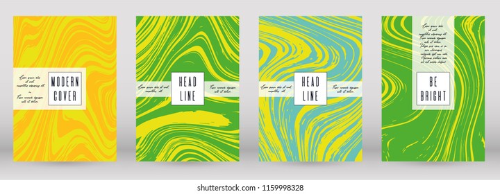 Digital Marble Cover Design for your Business with Abstract Lines. Futuristic Poster, Flyer, Layout with Liquid Pattern for Branding, Identity, Annual Report. Vector minimalistic brochure. Luxury.